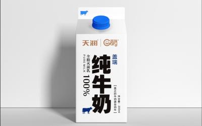 纯牛奶包装设计