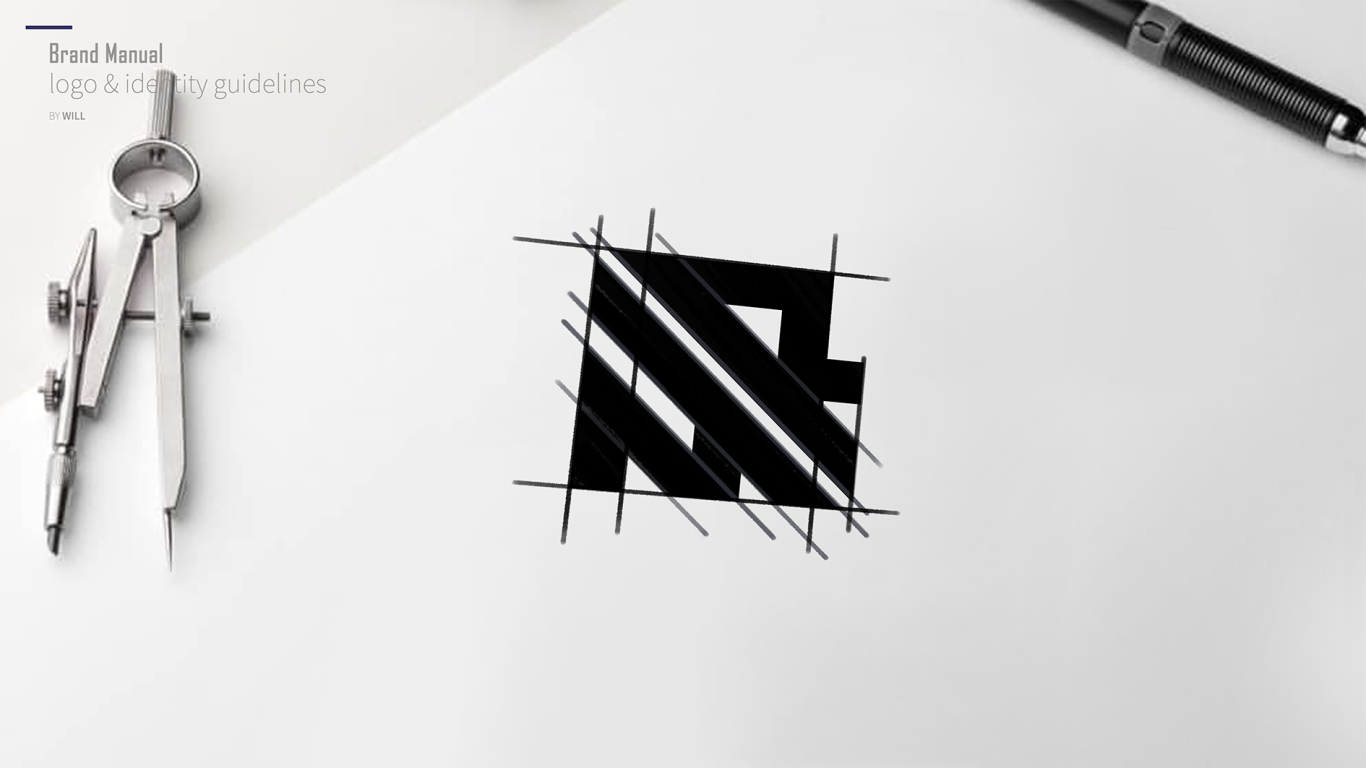 HR智能科技品牌Logo設計圖3