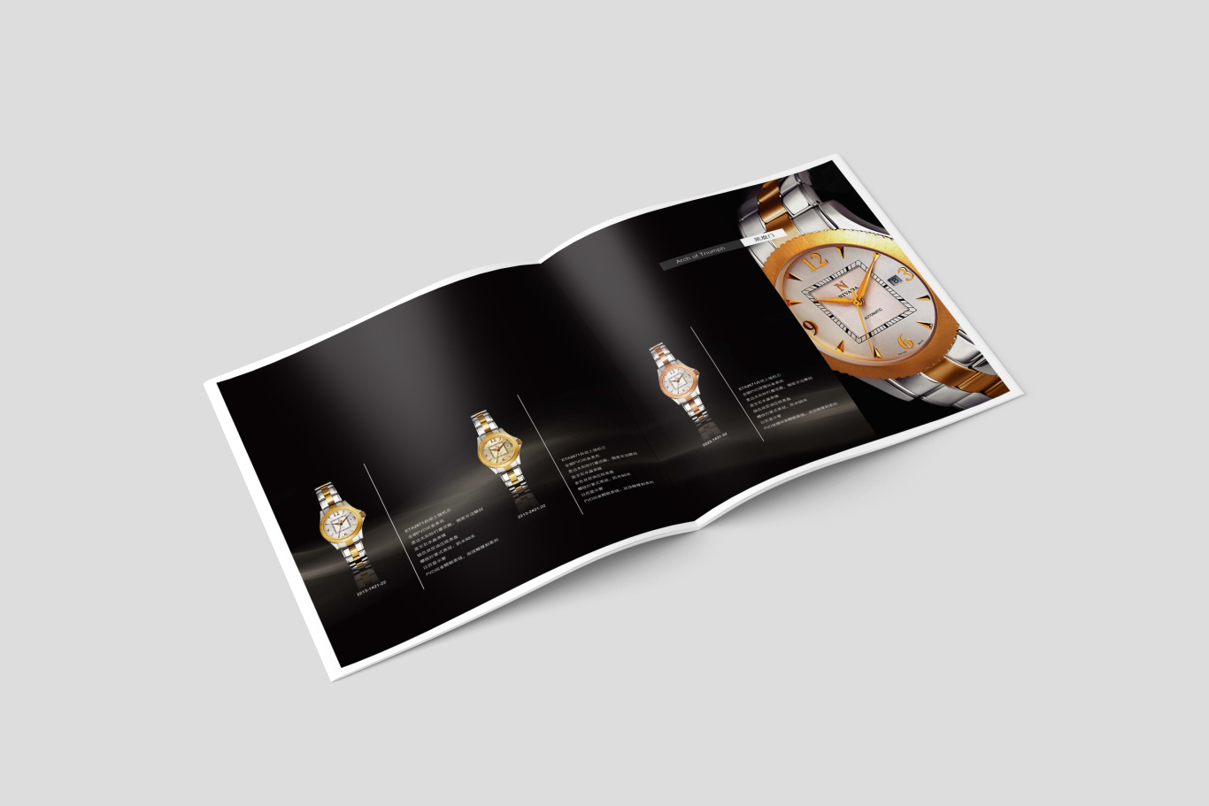 NIVADA尼维达凯旋门系列腕表产品画册设计图3
