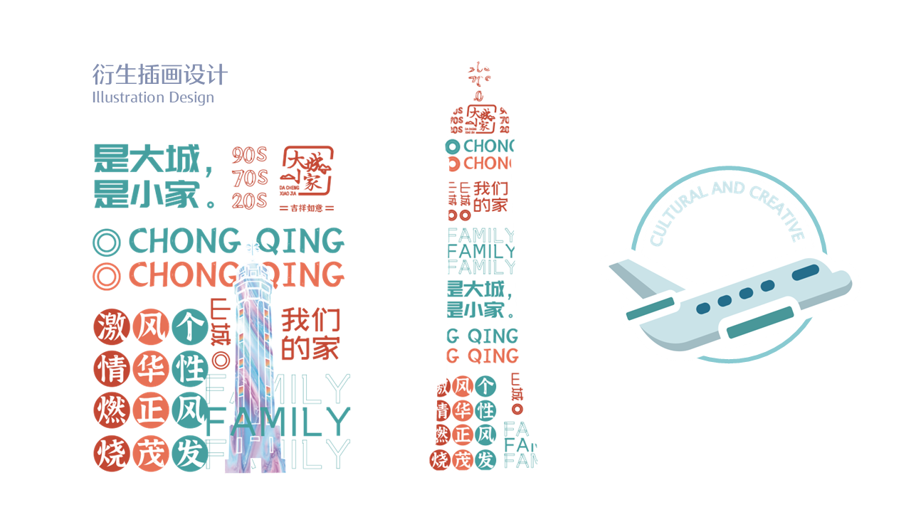 “大城小家”重庆城市文创设计图3