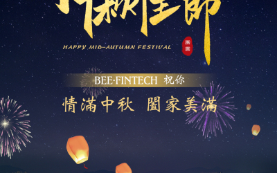 Beefintech蜜平台科技节日海报设计