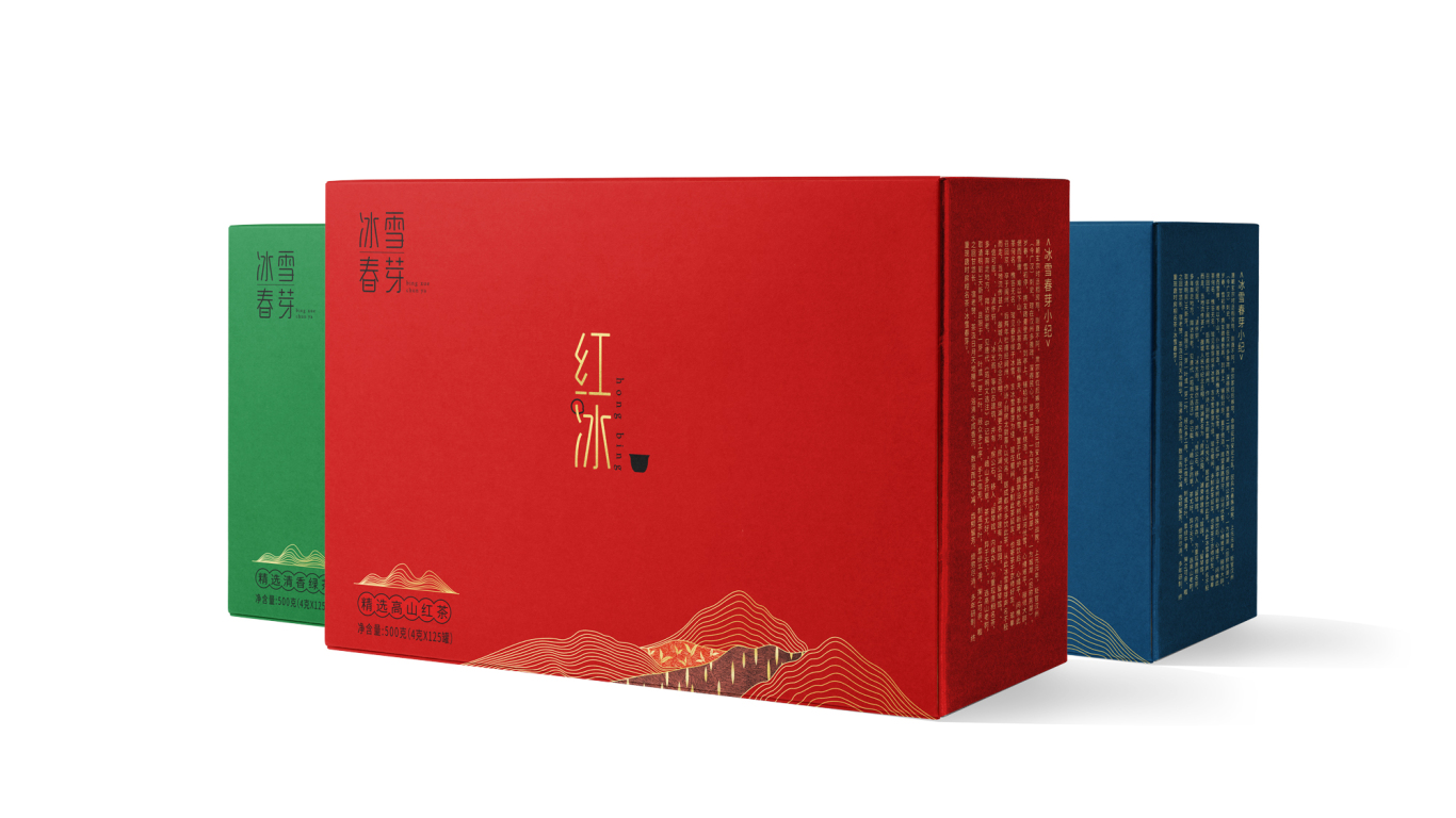 冰雪春芽-茶包装设计｜茶类礼盒包装设计图7