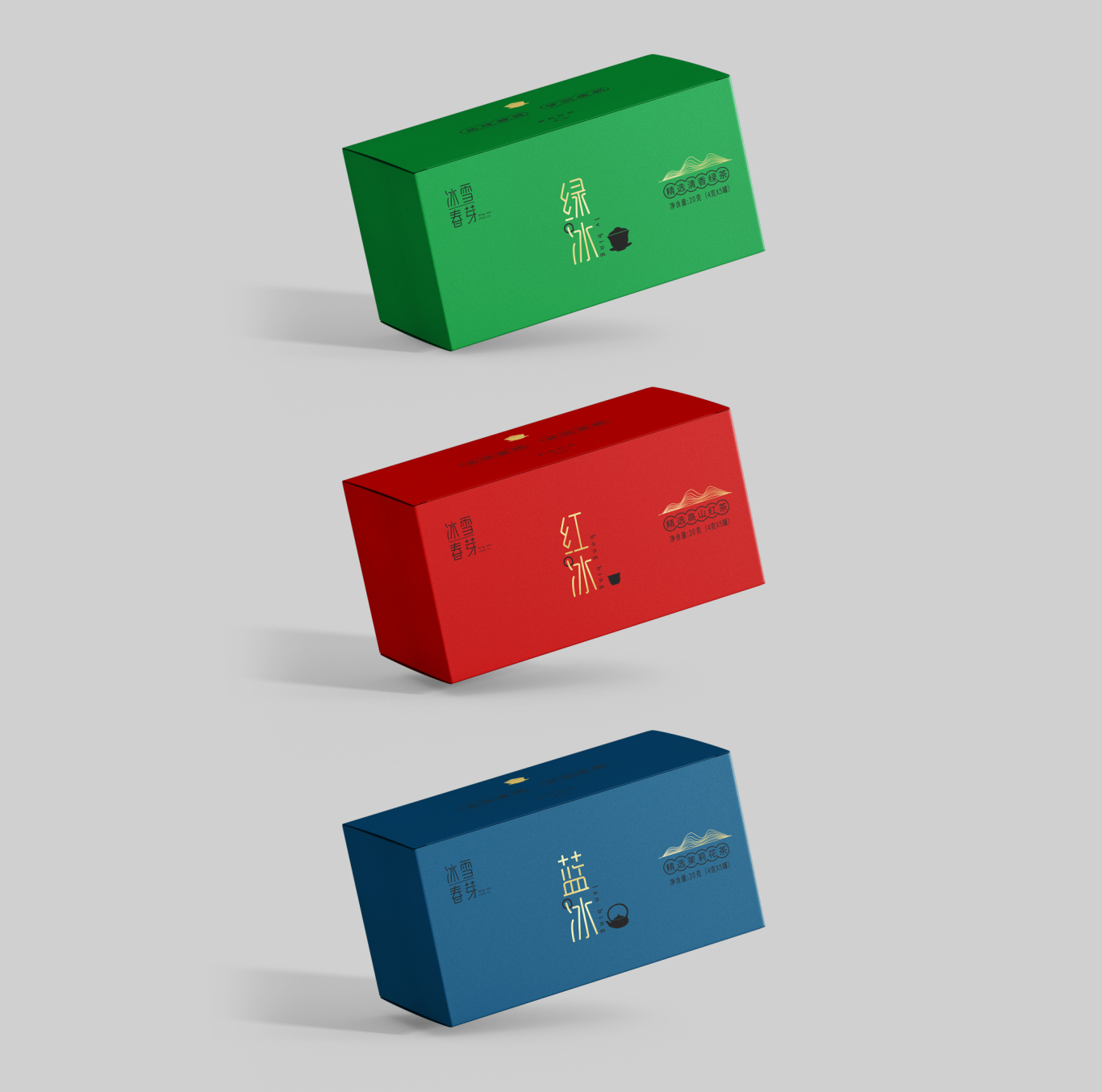 冰雪春芽-茶包裝設計｜茶類禮盒包裝設計圖16