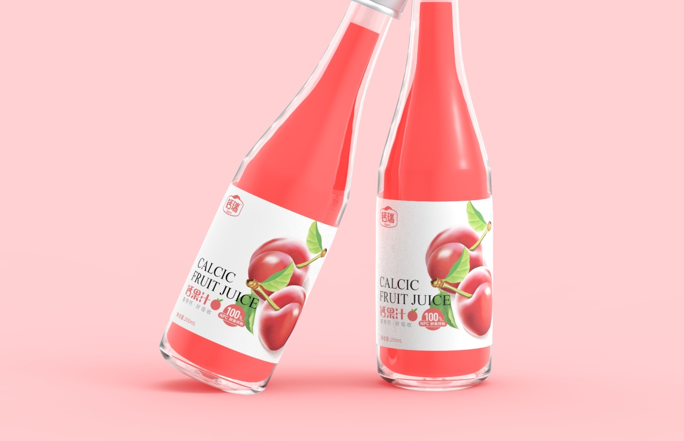 钙果果汁包装设计图1