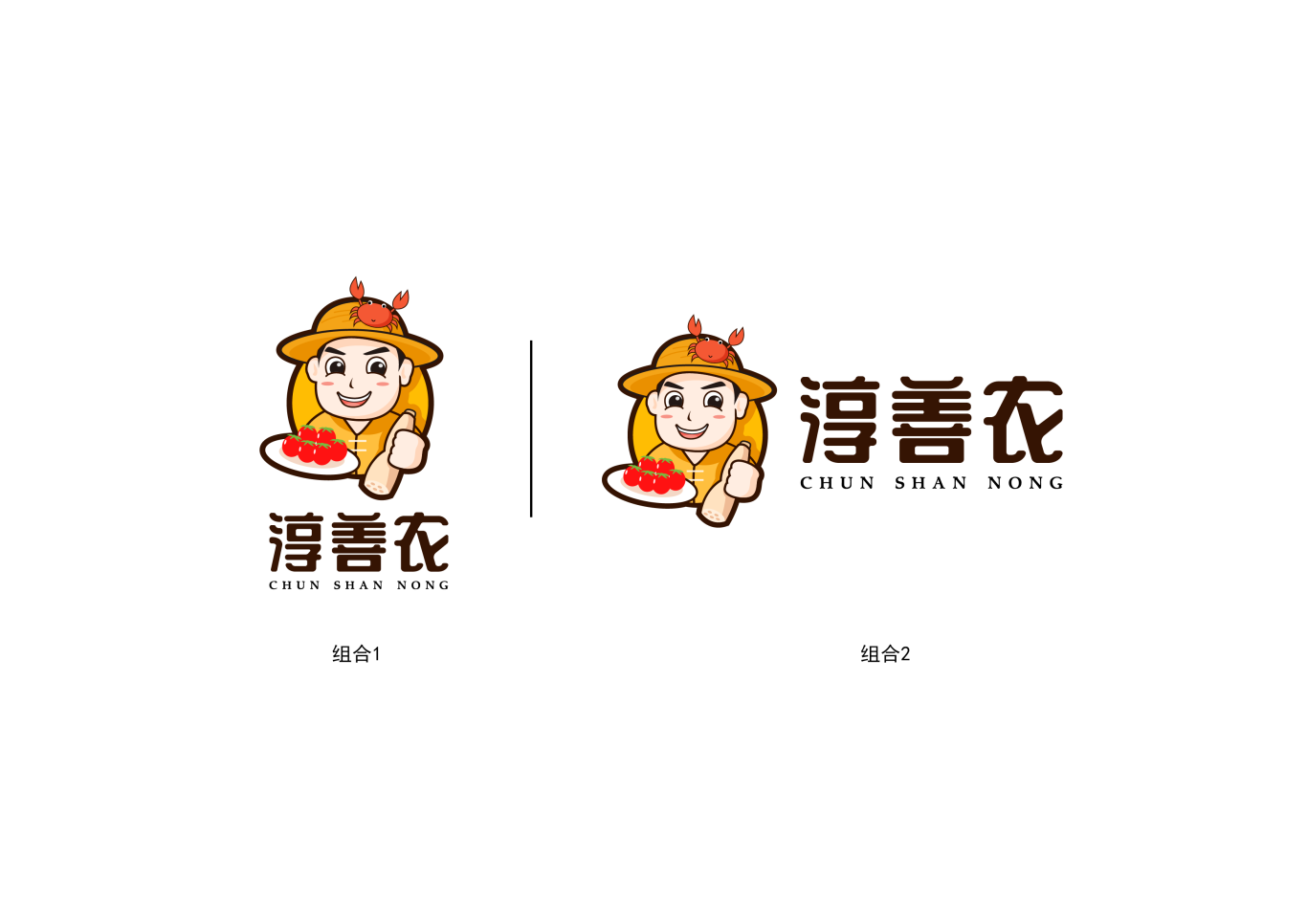 淳善農農產品logo設計圖2