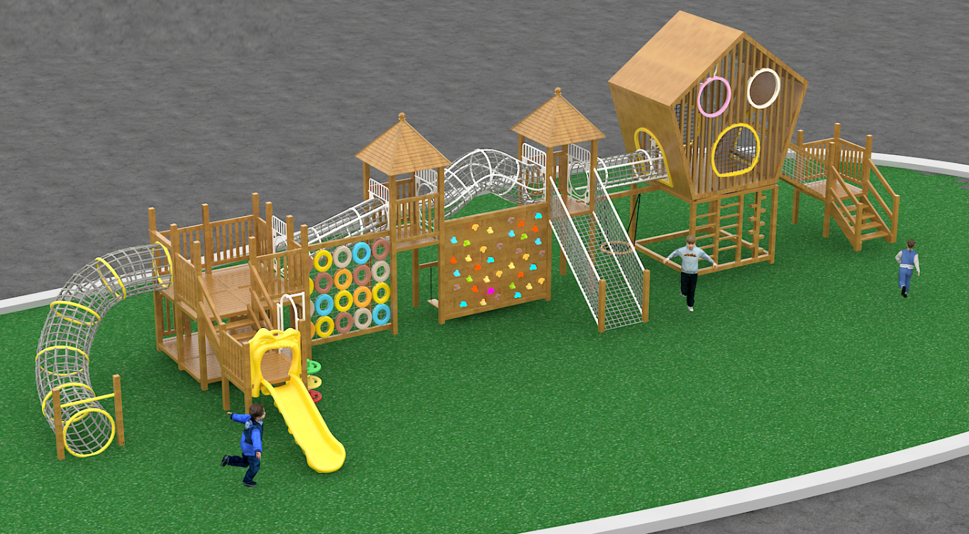 儿童户外娱乐设施设计图3