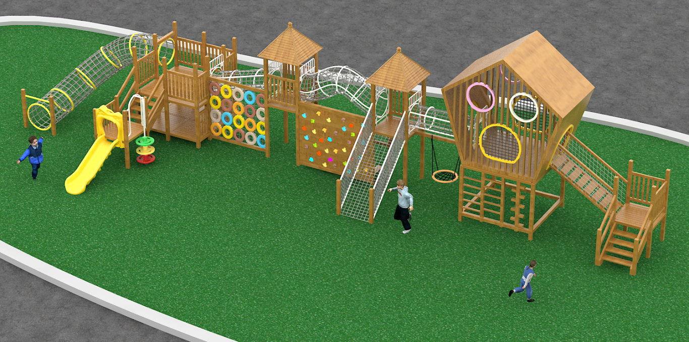 儿童户外娱乐设施设计图4