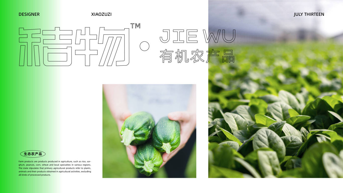 JieWu秸物-品牌LOGO形象（果蔬品牌）图1