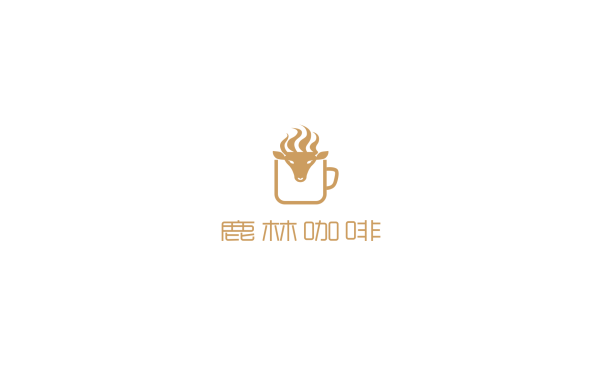 鹿林咖啡餐飲品牌LOGO