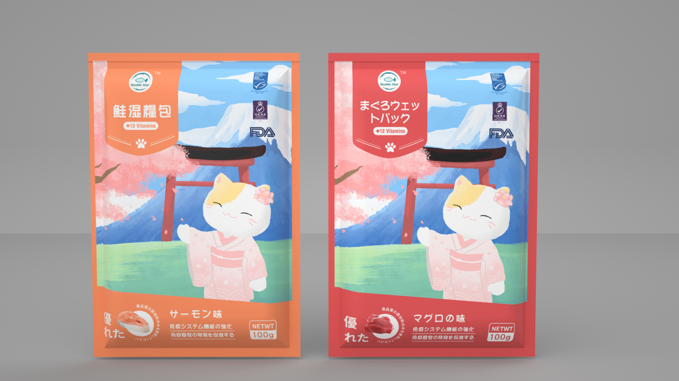 日本品牌猫条系列包装设计图0