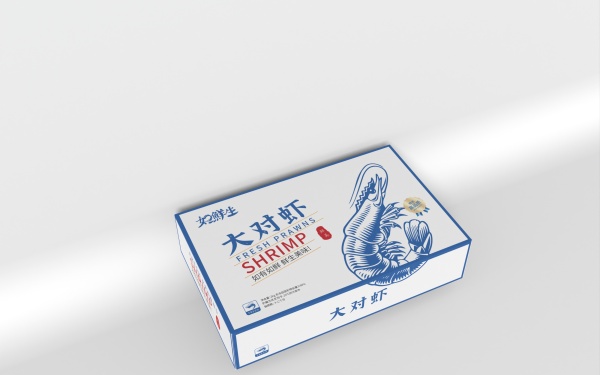 生鲜虾包装设计