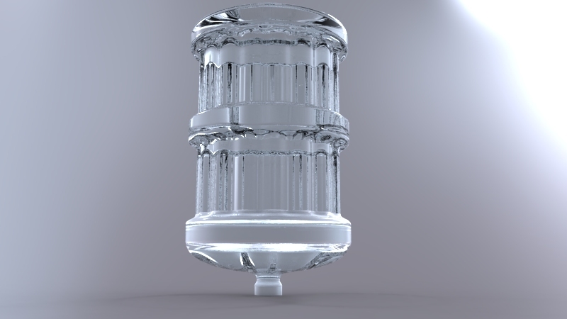 山语茶道桶装瓶3D设计图7