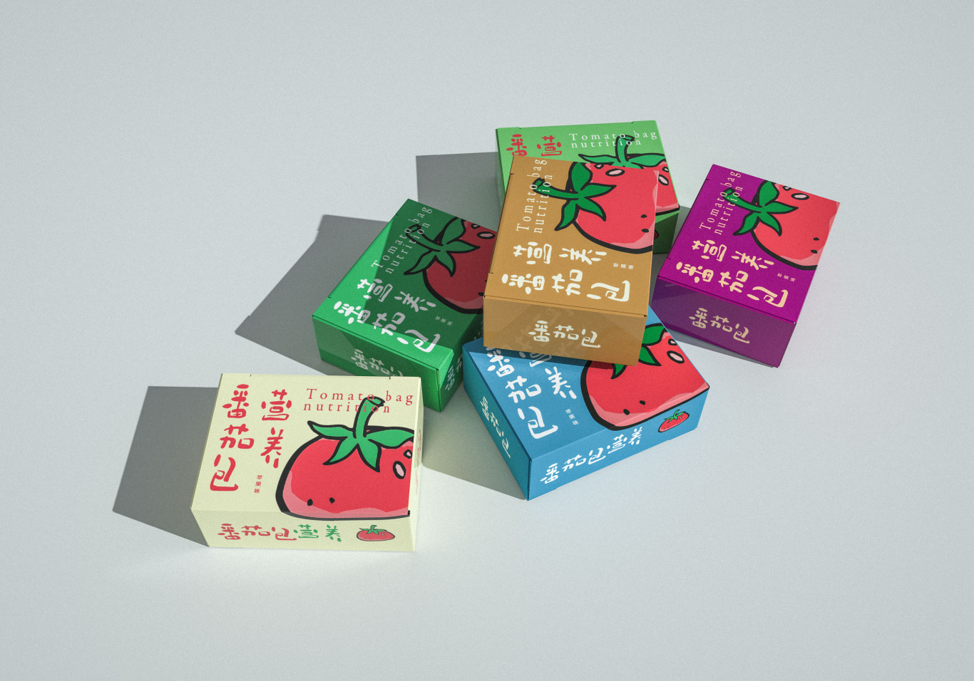 番茄包营养盒包装图1