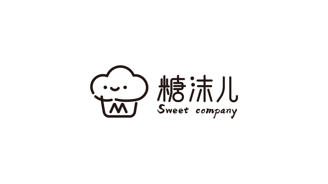 糖沫儿蛋糕店品牌logo设计图1