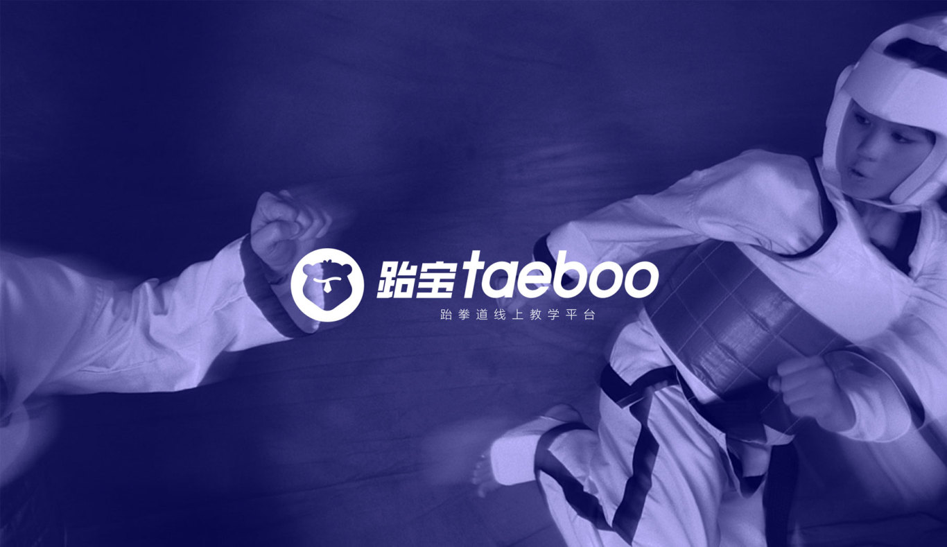 跆拳道品牌logo设计，吉祥物设计图0