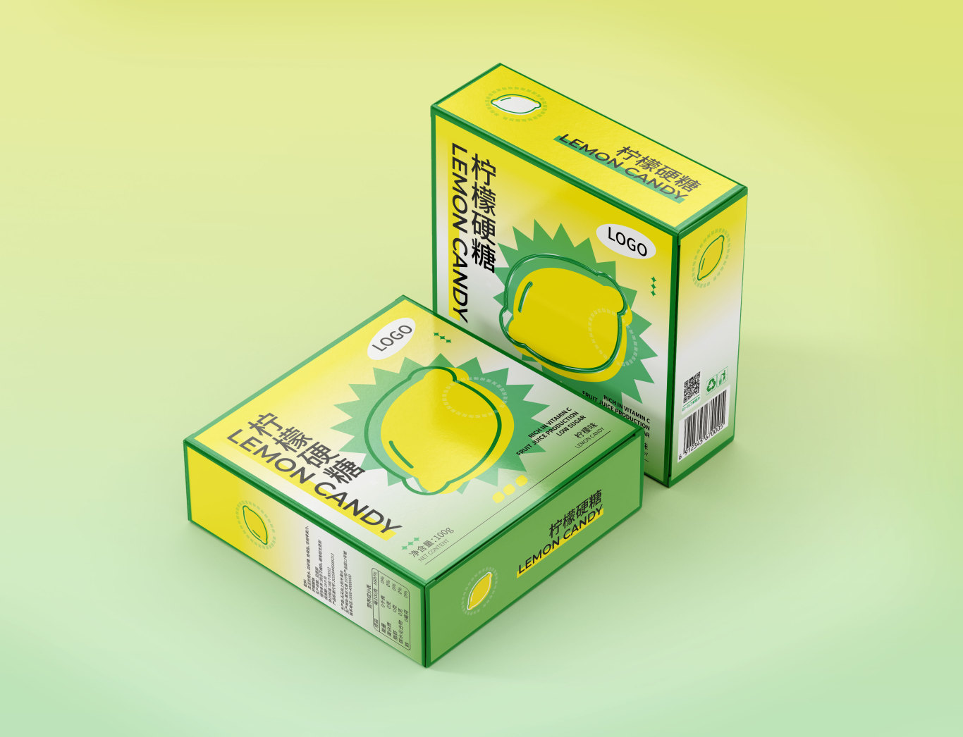 柠檬糖包装设计图2