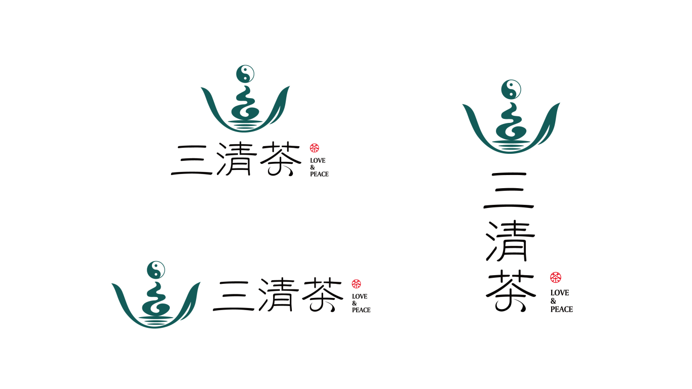 三清茶&茶文化logo设计图2