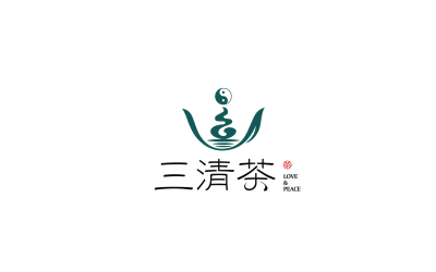 三清茶&茶文化logo设计