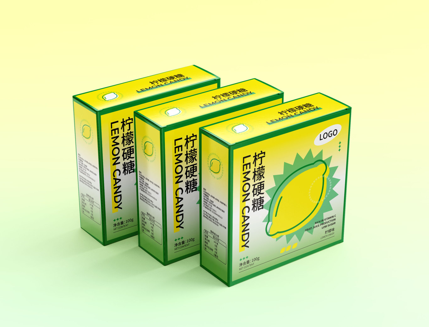柠檬糖包装设计图0