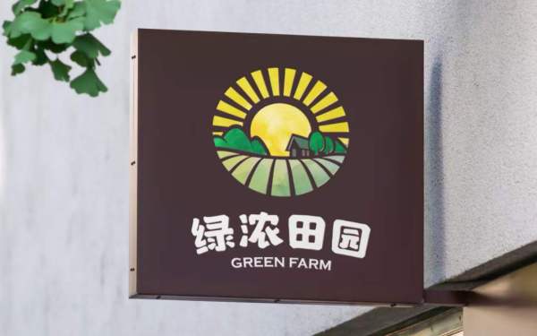 logo设计 | 绿浓田园