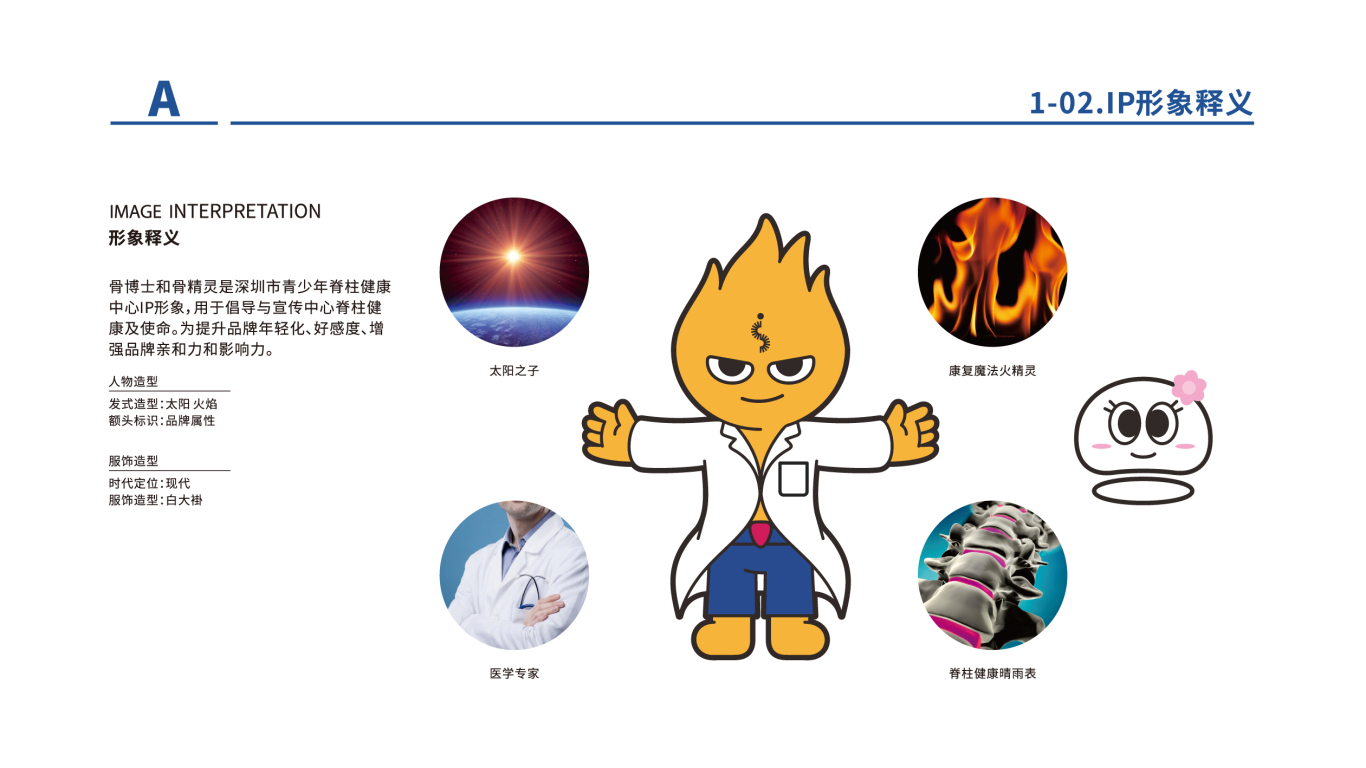 深圳市青少年脊柱健康中心 吉祥物形象设计及规范图3