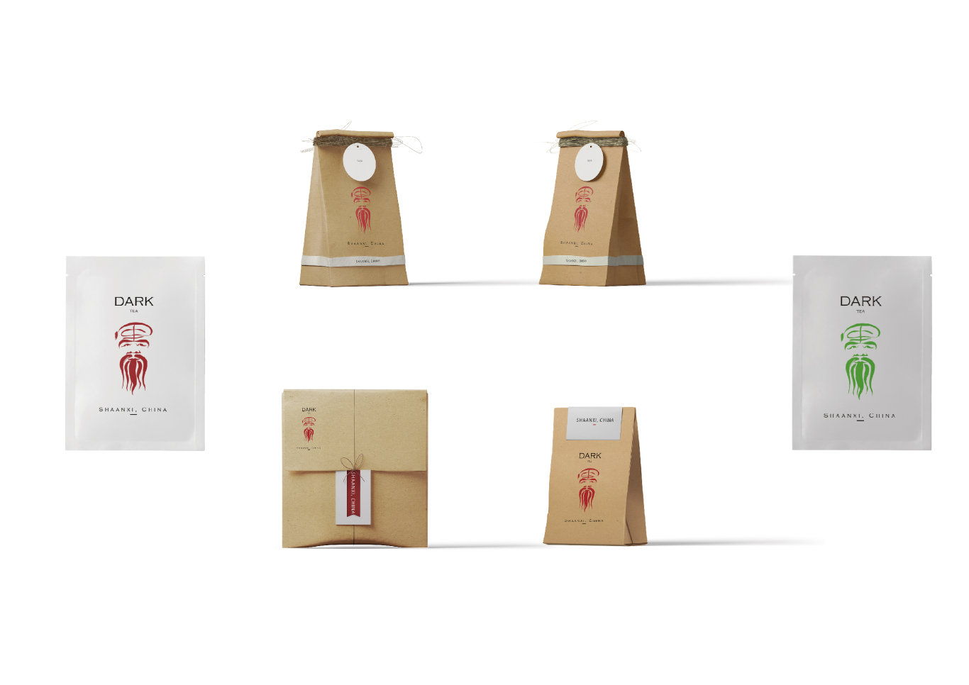 黑茶LOGO品牌设计包装设计图3