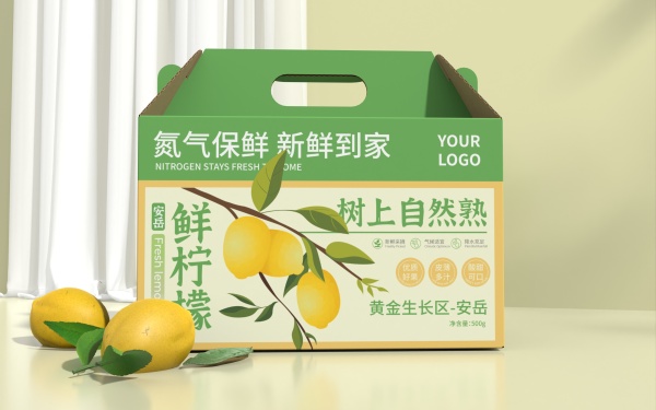 生鮮檸檬水果包裝設計