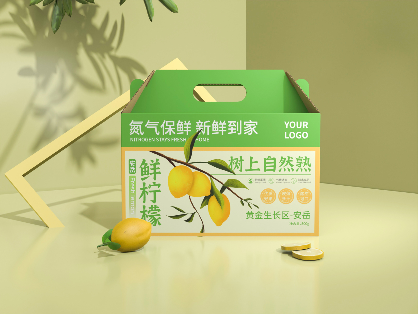 生鲜柠檬水果包装设计图4