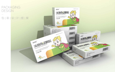 天津兒童藥業包裝升級設計