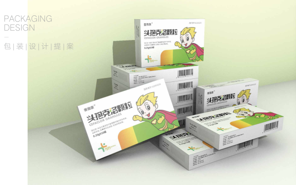 天津儿童药业包装升级设计
