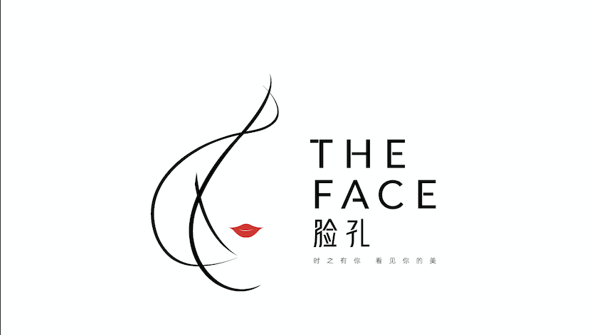 THE FACE脸孔高端美容美发连锁品牌logo设计图5