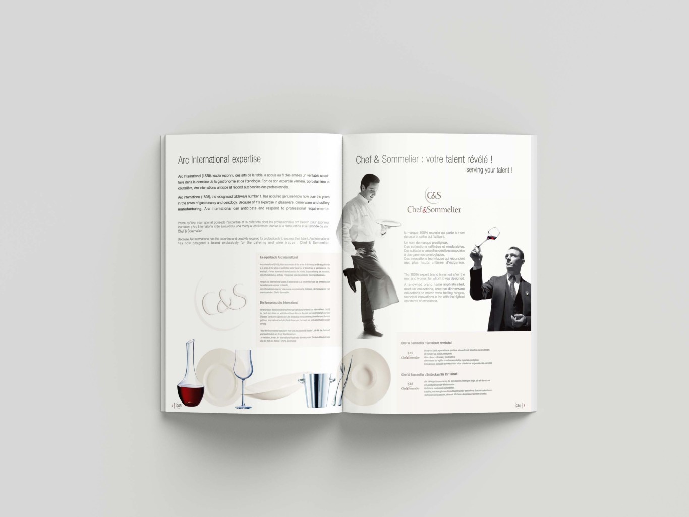 国际玻璃器皿品牌 产品宣传册设计图3