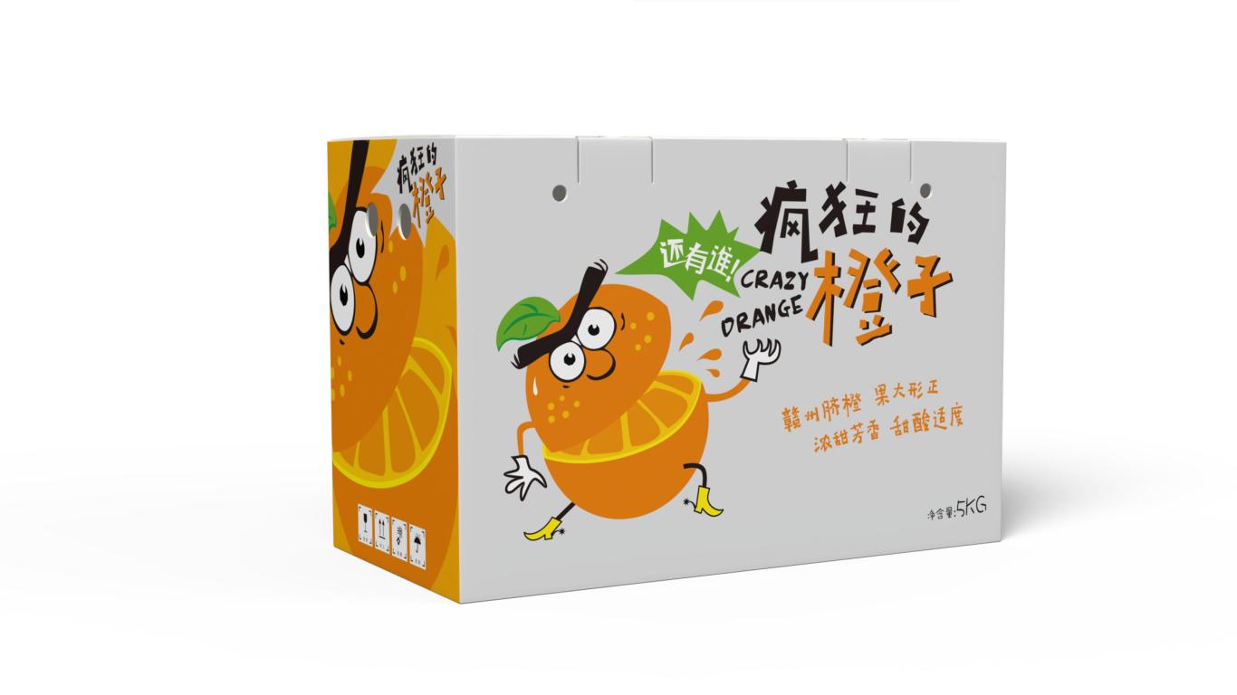 直播间农产品——赣州脐橙包装设计图5