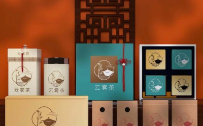 云霧茶logo設計