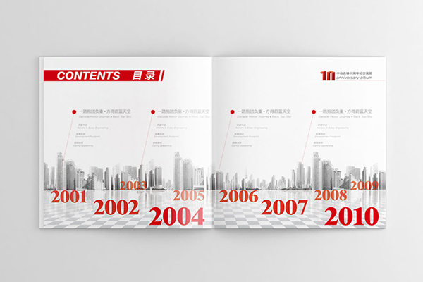 中冶连铸十周年品牌画册设计图2