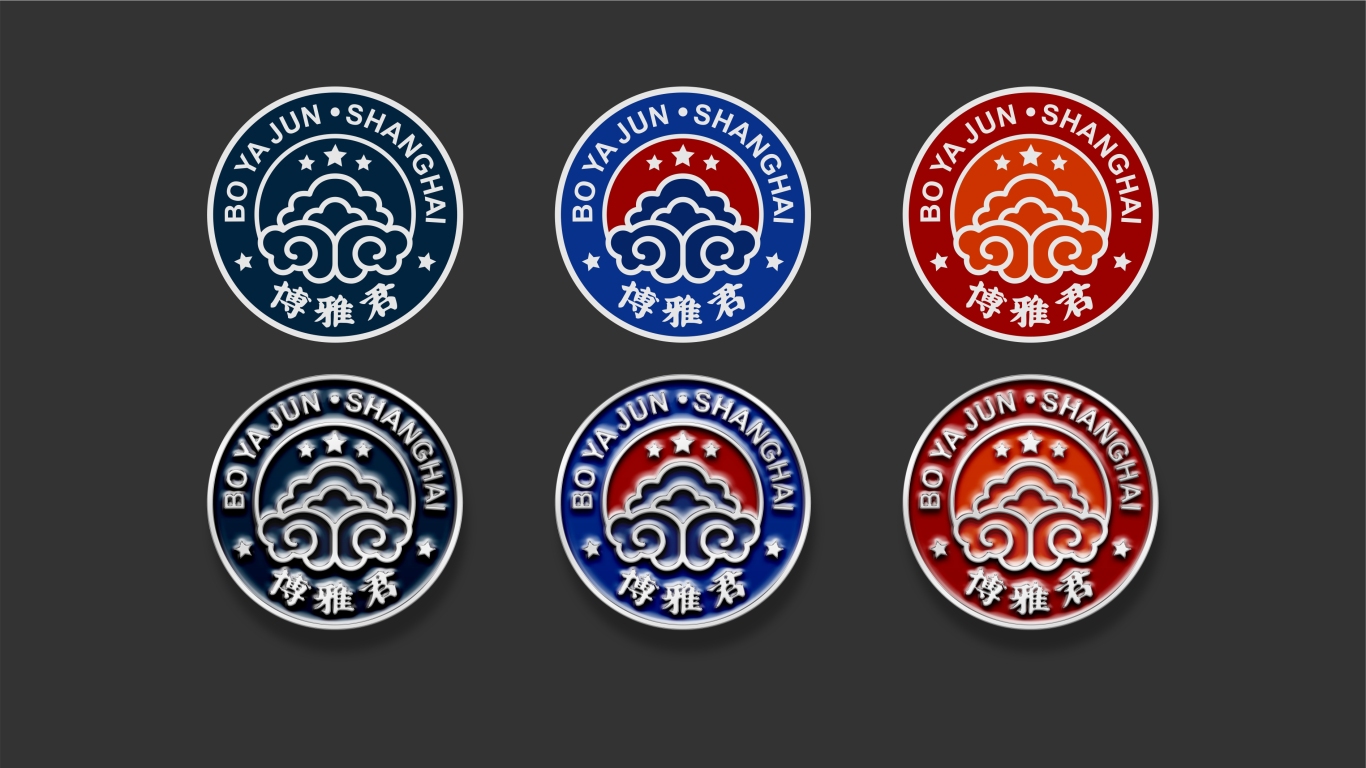徽章標-藝術品運營行業logo設計中標圖1