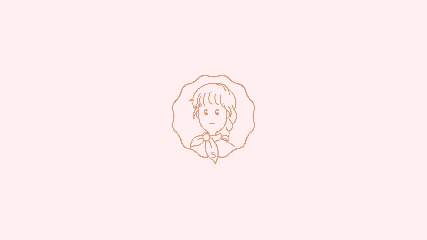 少女可絲巾品牌Logo設計圖1