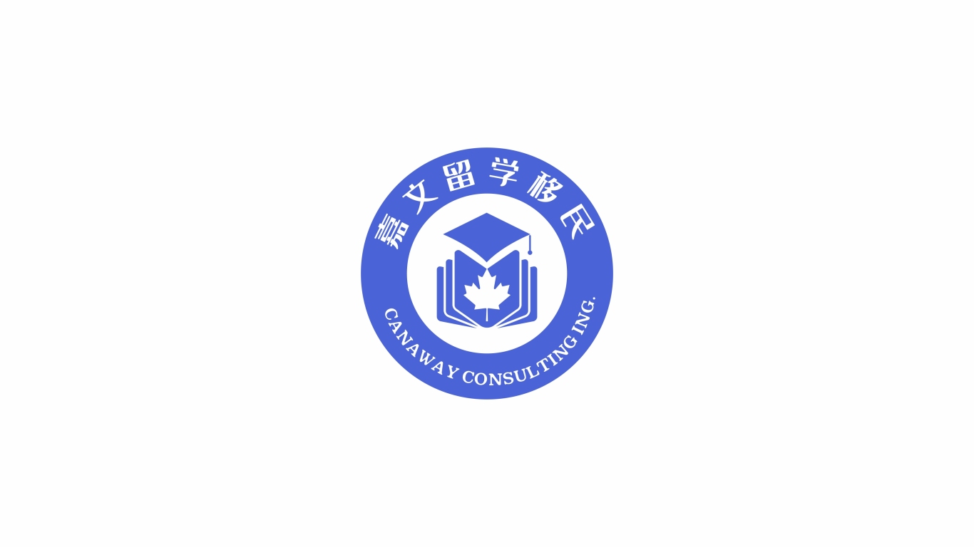 徽章标-加拿大移民教育类logo设计中标图0