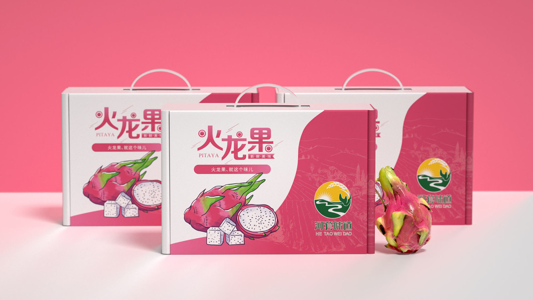 火龙果水果食品包装包装设计案例图6