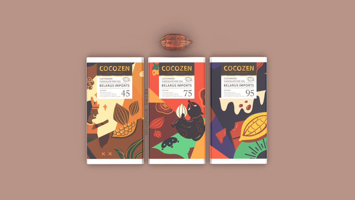 COCOZEN | 巧克力包裝設計圖5