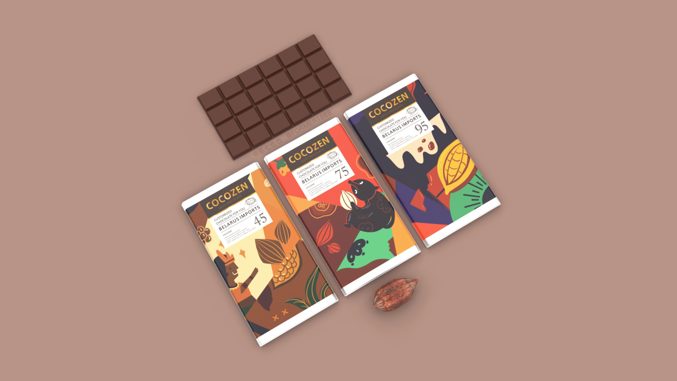 COCOZEN | 巧克力包裝設計圖6