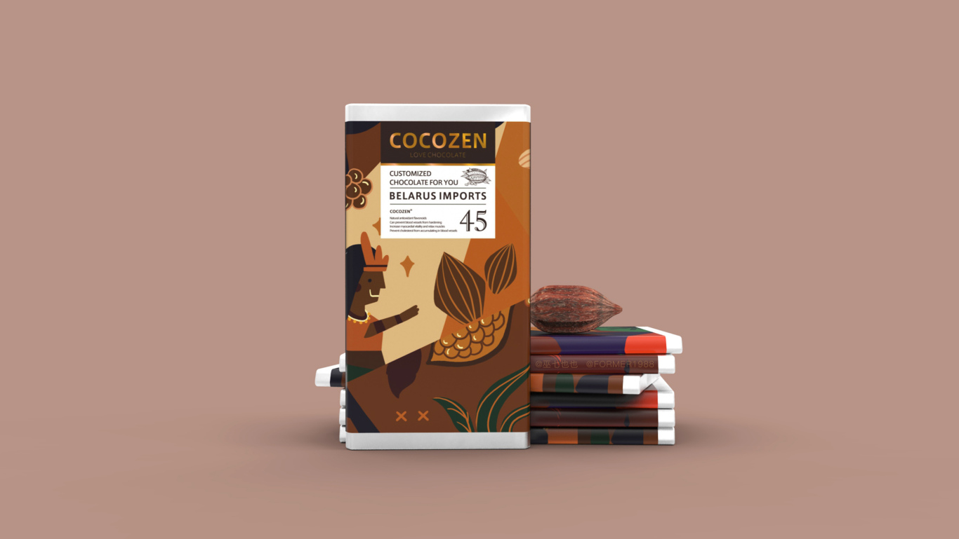 COCOZEN | 巧克力包裝設計圖9