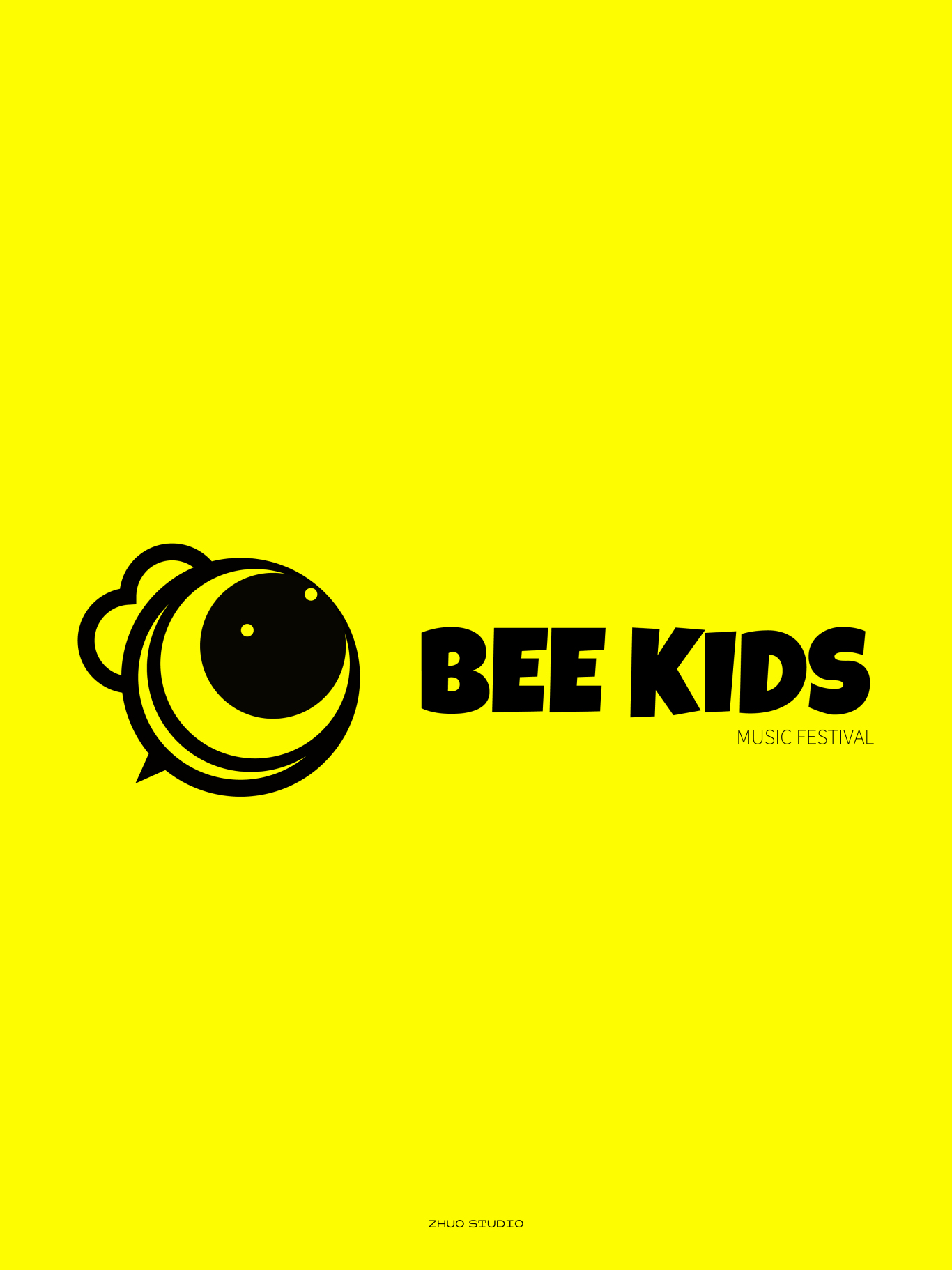 BEE KIDS 儿童音乐节品牌LOGO设计图3