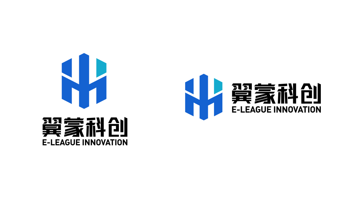 翼蒙科創科技企業品牌logo提案設計圖3