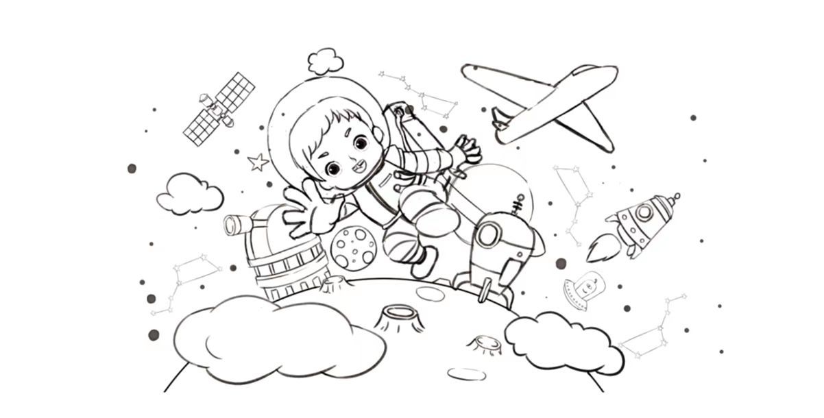 梦想飞行家插画包装设计图0