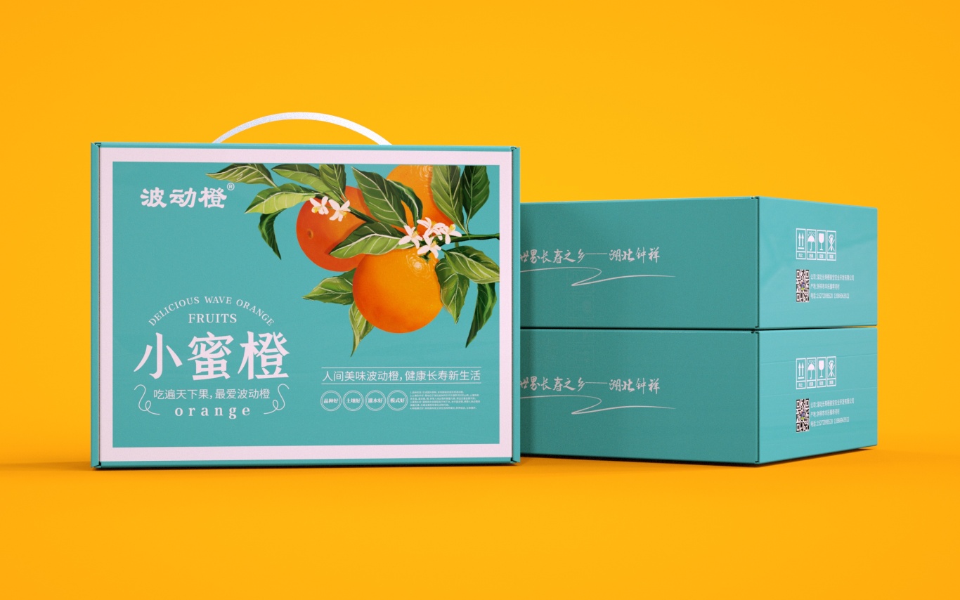橙子高端包裝盒設計橙子包裝盒圖0