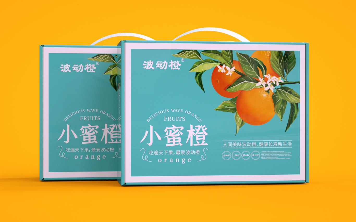 橙子高端包裝盒設計橙子包裝盒圖1