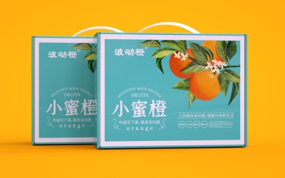 橙子高端包裝盒設計橙子包裝盒