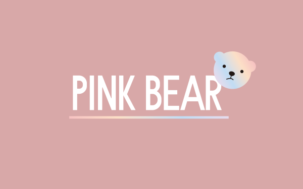 彩妆PINKBEAR LOGO品牌概念提案