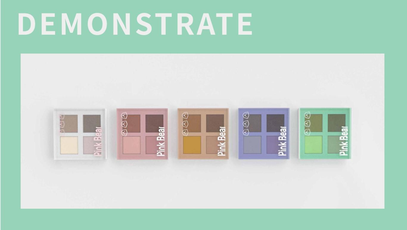 彩妆PINKBEAR 产品设计+颜色搭配方案图6